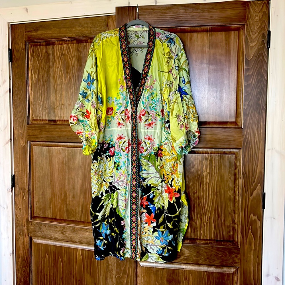 Johnny Was silk kimono